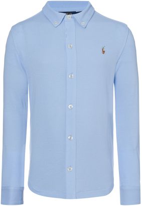 Polo Ralph Lauren Boy`s Mesh Button Down Collar Shirt