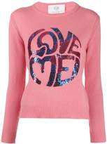 Thumbnail for your product : Alberta Ferretti 'Love Me' sequin jumper