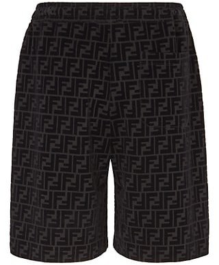 Fendi Ff Logo Bermuda Shorts Shopstyle