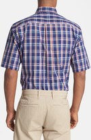 Thumbnail for your product : Peter Millar 'Pordenone' Regular Fit Short Sleeve Plaid Sport Shirt