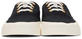 Thumbnail for your product : MAISON KITSUNÉ Black Canvas Sneakers