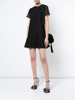 Thumbnail for your product : Saint Laurent lace ruffle hem mini dress