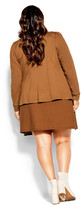 Thumbnail for your product : City Chic On Point Jacket - cognac