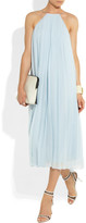 Thumbnail for your product : Tibi Pleated silk-georgette dress