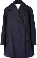 CALVIN KLEIN 205W39NYC - Double-breasted Wool-felt Coat - Midnight blue