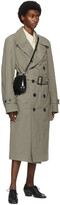 Thumbnail for your product : Lemaire Grey Cotton Trench Coat