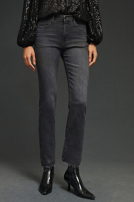 Edwin Bree Mid-Rise Straight Jeans Grey