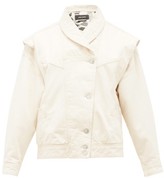 Thumbnail for your product : Isabel Marant Eriala Detachable-sleeves Denim Jacket - Ivory