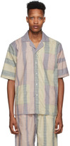 Thumbnail for your product : Liam Hodges Blue and Pink Solar Flair Short Sleeve Shirt