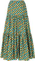 Thumbnail for your product : La DoubleJ tiered peasant skirt