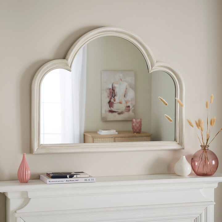 Dunelm Sandstone Washed Overmantel Mirror Sandstone ShopStyle