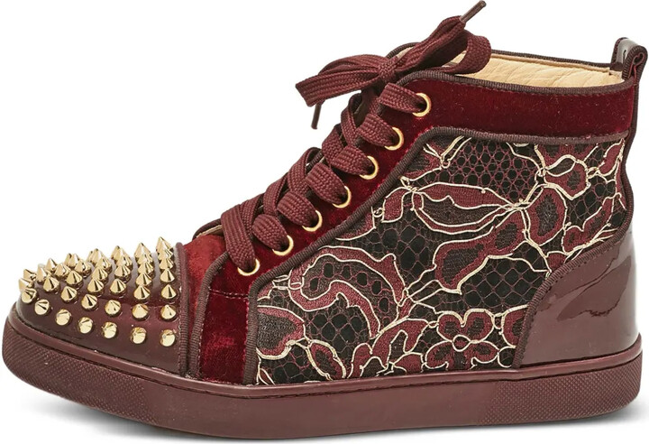 Christian Louboutin Pre-Owned Spike-Embellished Sneakers