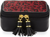 Thumbnail for your product : Neiman Marcus Leopard Calf-Hair Jewelry Box, Plum