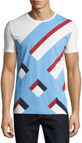 Thumbnail for your product : Burberry Wilmore Abstract Check Jersey T-Shirt, White
