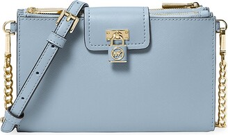Michael Kors tote bag Light blue Leather ref.410782 - Joli Closet