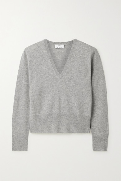 Allude Cashmere Sweater Gray Shopstyle
