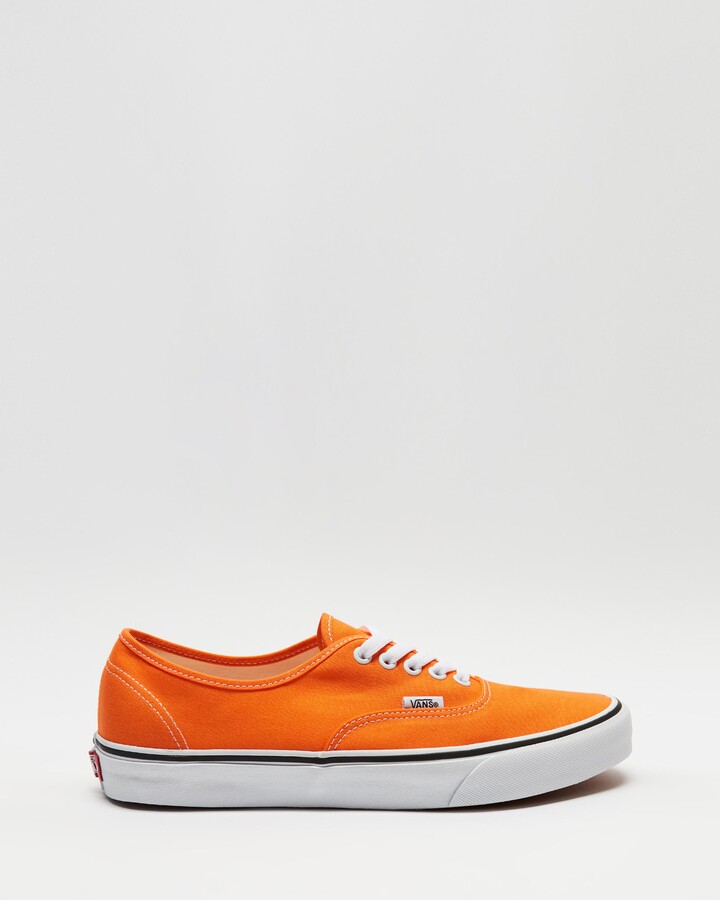 orange black vans
