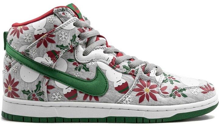 Nike x Concepts SB Dunk High PRM "Ugly Christmas Sweater" sneakers -  ShopStyle