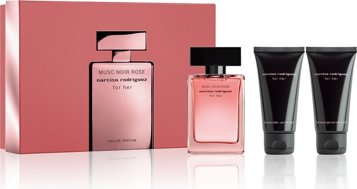 Narciso Rodriguez For Her Musc Noir Rose Eau de Parfum 3-Piece Gift Set  (Limited Edition) $136 Value - ShopStyle Fragrances
