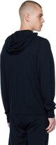 Thumbnail for your product : Sunspel Navy Zip Hoodie