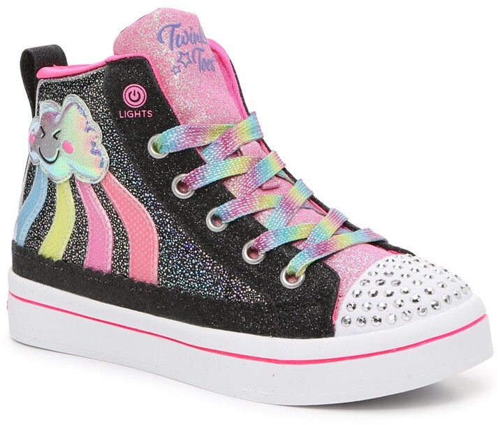 skechers high cut shoes for girls
