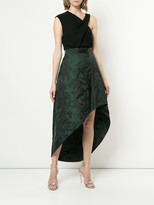 Thumbnail for your product : Bianca Spender One Shoulder Crepe Etoile Top