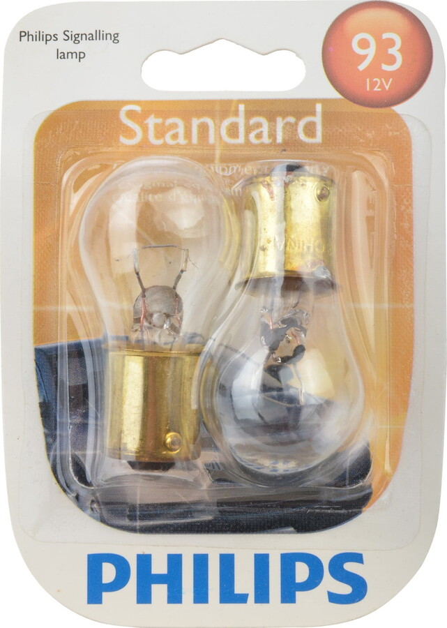 Philips Standard Miniature 93, Ba15S, Glass, Always Change In Pairs!
