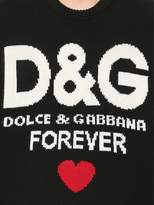 Thumbnail for your product : Dolce & Gabbana Oversized Logo Cashmere Knit Sweater