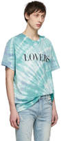 Thumbnail for your product : Amiri Blue Tie-Dye Lovers T-Shirt