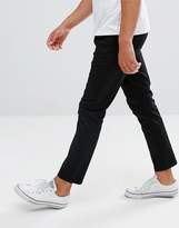 Thumbnail for your product : ASOS DESIGN skinny cropped chinos in black