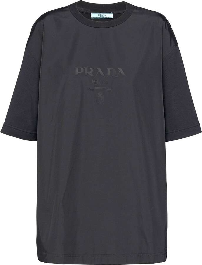Prada Women's Black T-shirts | ShopStyle
