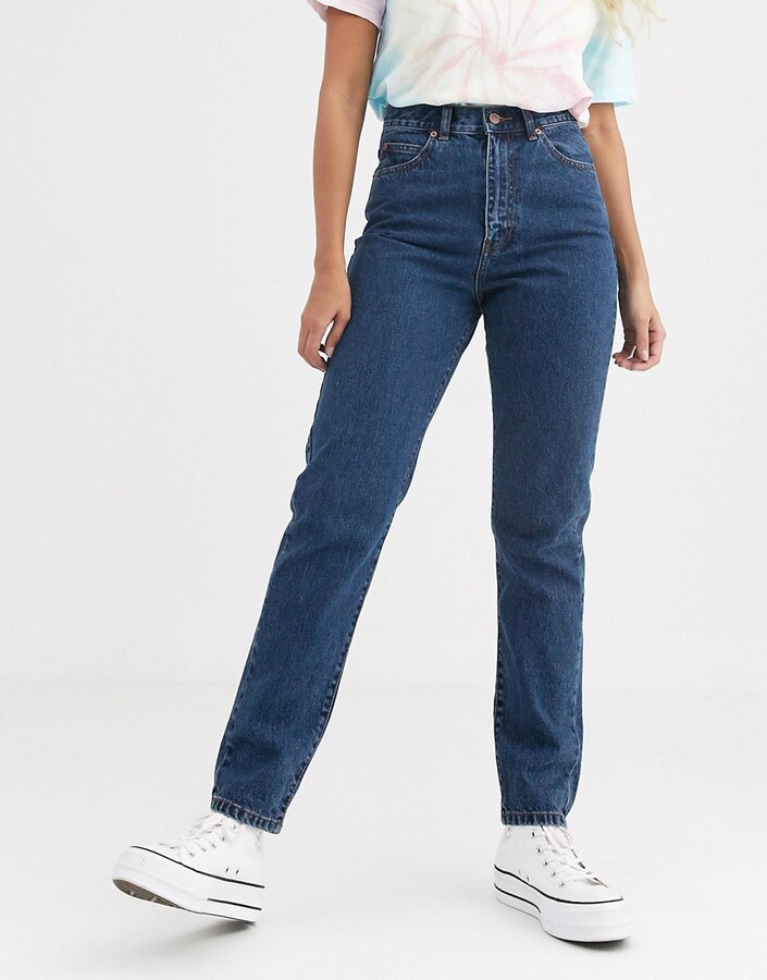 Dr. Denim Nora high rise mom jean in mid retro - ShopStyle
