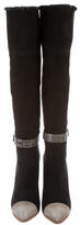 Thumbnail for your product : Reed Krakoff Canvas Knee-High Boots