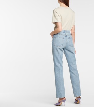 Gold Sign Nineties high-rise bootcut jeans