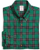 Thumbnail for your product : Brooks Brothers Supima® Cotton Regular Fit Non-Iron Tartan Sport Shirt