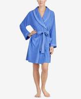 Thumbnail for your product : Eileen West Terry-Cloth Short Wrap Knit Robe