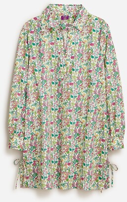 J.Crew Tunic cover-up with side ties in Liberty® fabric