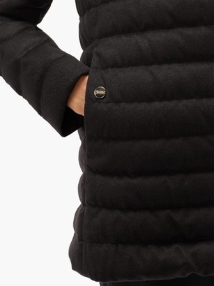 Herno Down-padded Silk-blend Coat - Black