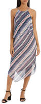 Thumbnail for your product : Basque Choker Shift Licorice Stripe Dress