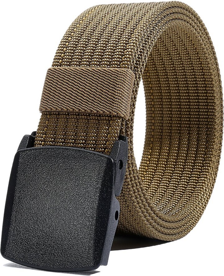 LionVII Men Nylon Belt Tactical Military Style with Plastic Buckle ...