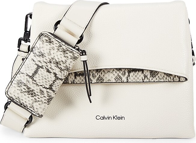 Calvin Klein Finley Faux Leather Crossbody Bag - ShopStyle