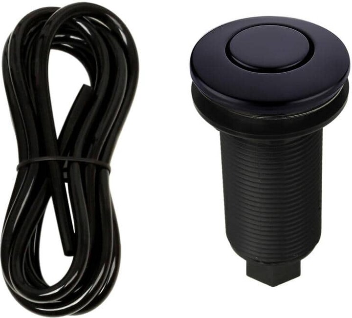 Akicon Matte Black Garbage Disposal Air Switch with Air Hose
