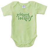 Thumbnail for your product : Urban Smalls Organic Cotton \"Produced Locally\" bodysuit, lime
