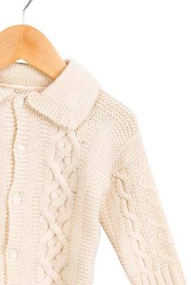 Ralph Lauren Girls' Wool Button-Up Cardigan