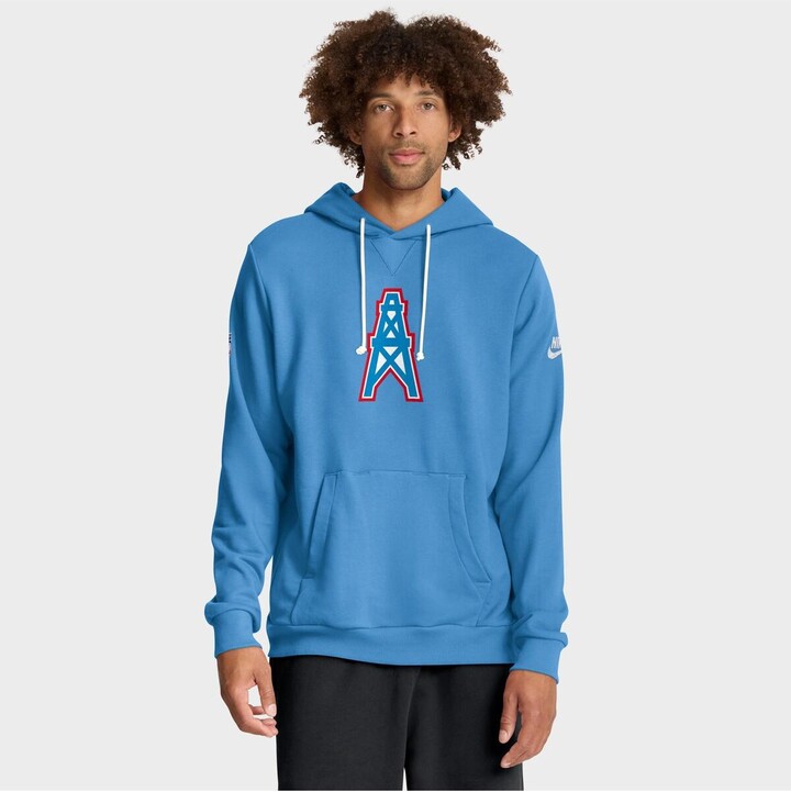 Nike Men's Light Blue Tennessee Titans Sideline Standard Issue Alt 2 Dri-fit Hoodie