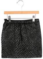 Thumbnail for your product : Lanvin Girls' Textured Metallic Skirt w/ Tags black Girls' Textured Metallic Skirt w/ Tags