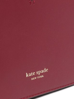 Kate Spade Logo-Plaque Leather Crossbody Bag