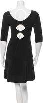 Thumbnail for your product : A.L.C. Textured Knit Cut Out Dress