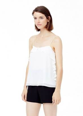 Mango Outlet Ruffled Strap Top