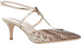 Thumbnail for your product : Giorgio Armani Metal T-bar Ankle-Strap Sandals